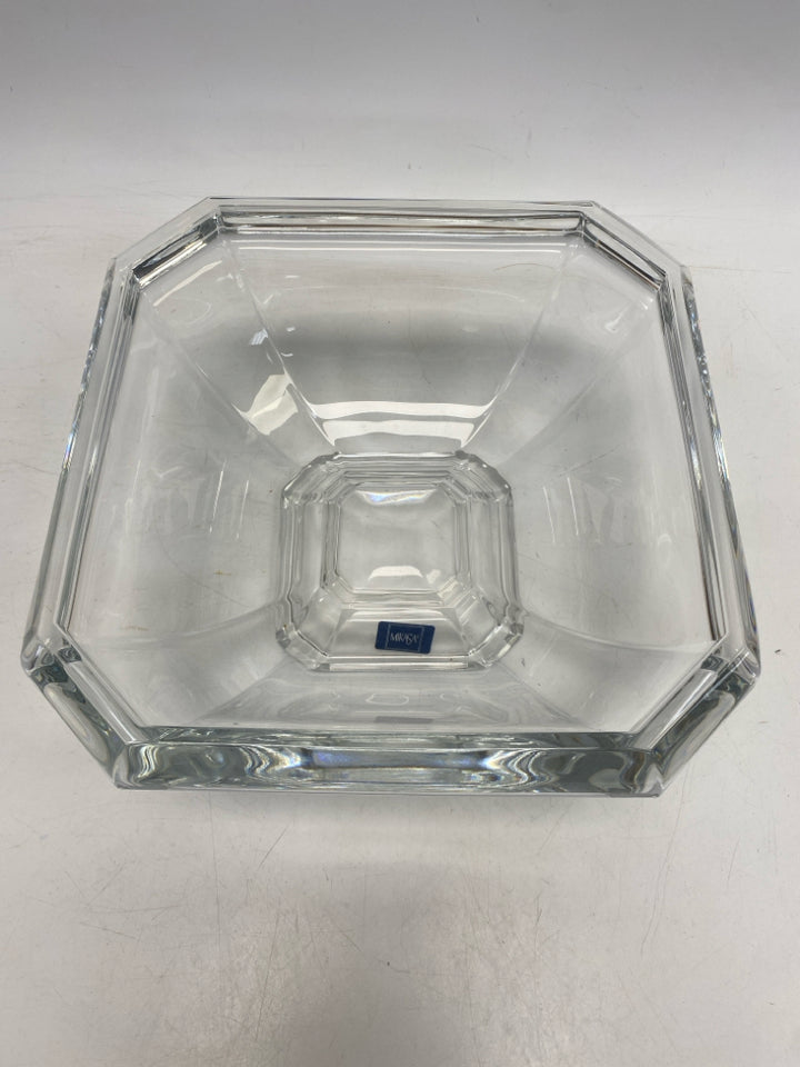 Mikasa Clear Crystal Decorative Bowl