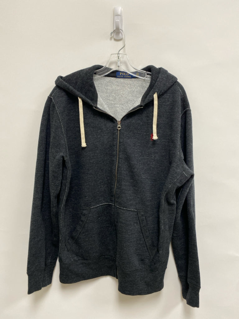 Polo Size L Zip Down Hooded Men&