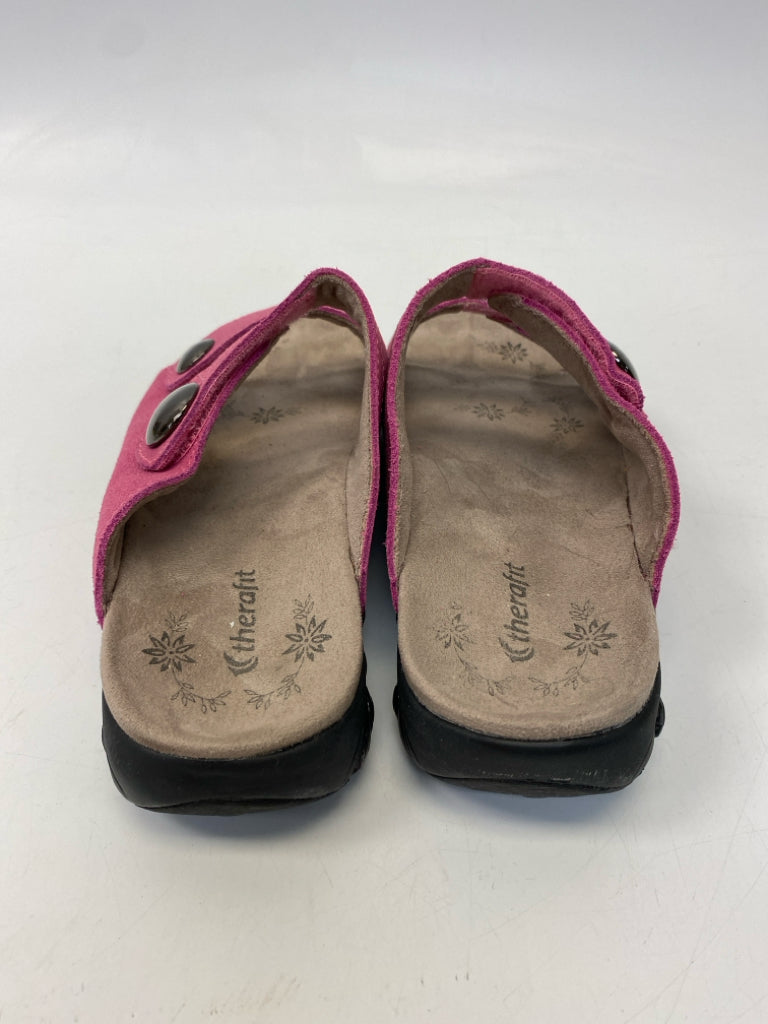 Size 6.5 Magenta Sandals