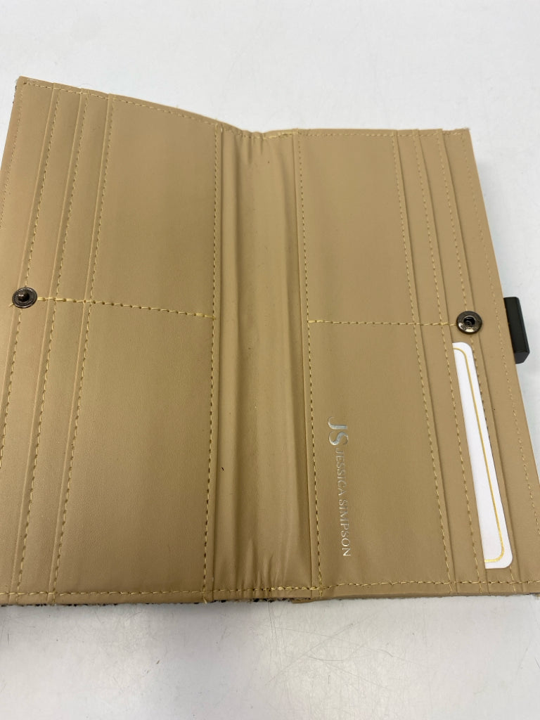 NWT Jessica Simpson Brown Tan Snakeprint Wallet