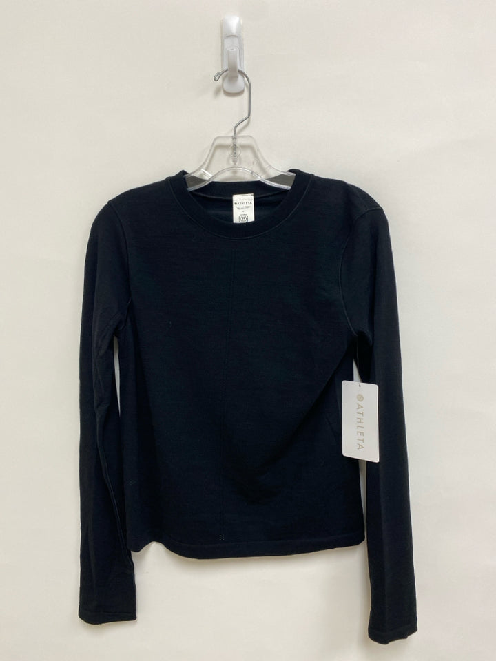 NWT Athleta Size M Black Athletic Top