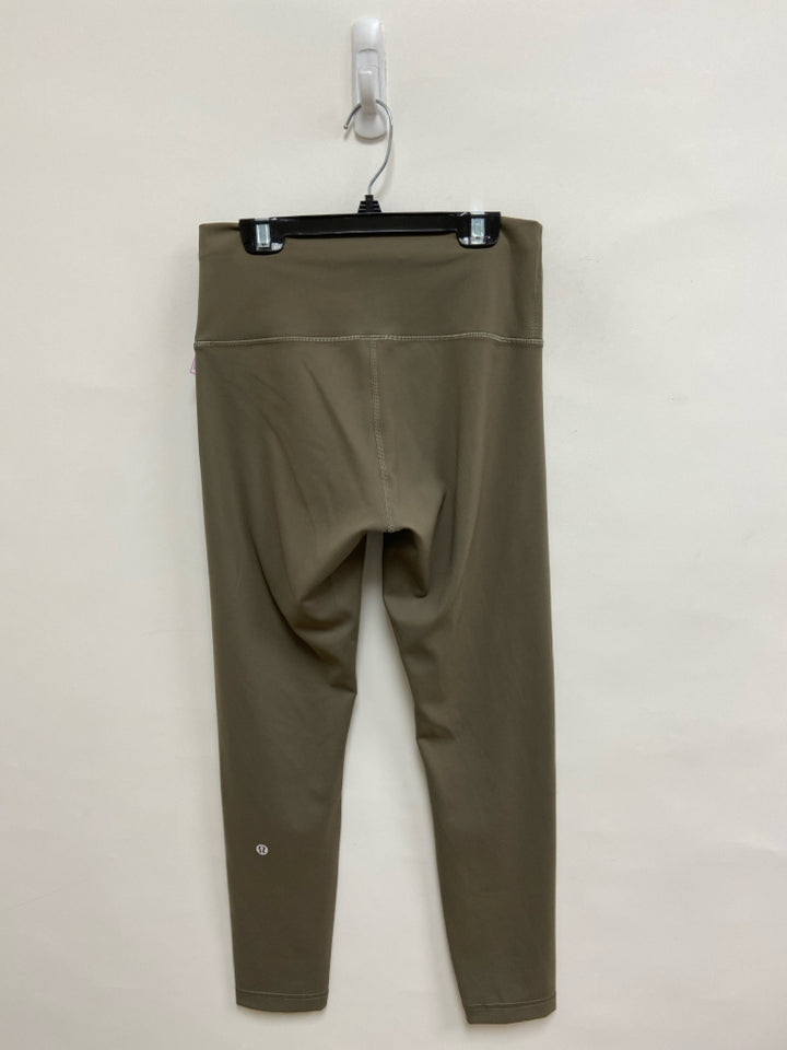Lululemon Size 8 Olive Green Athletic Leggings