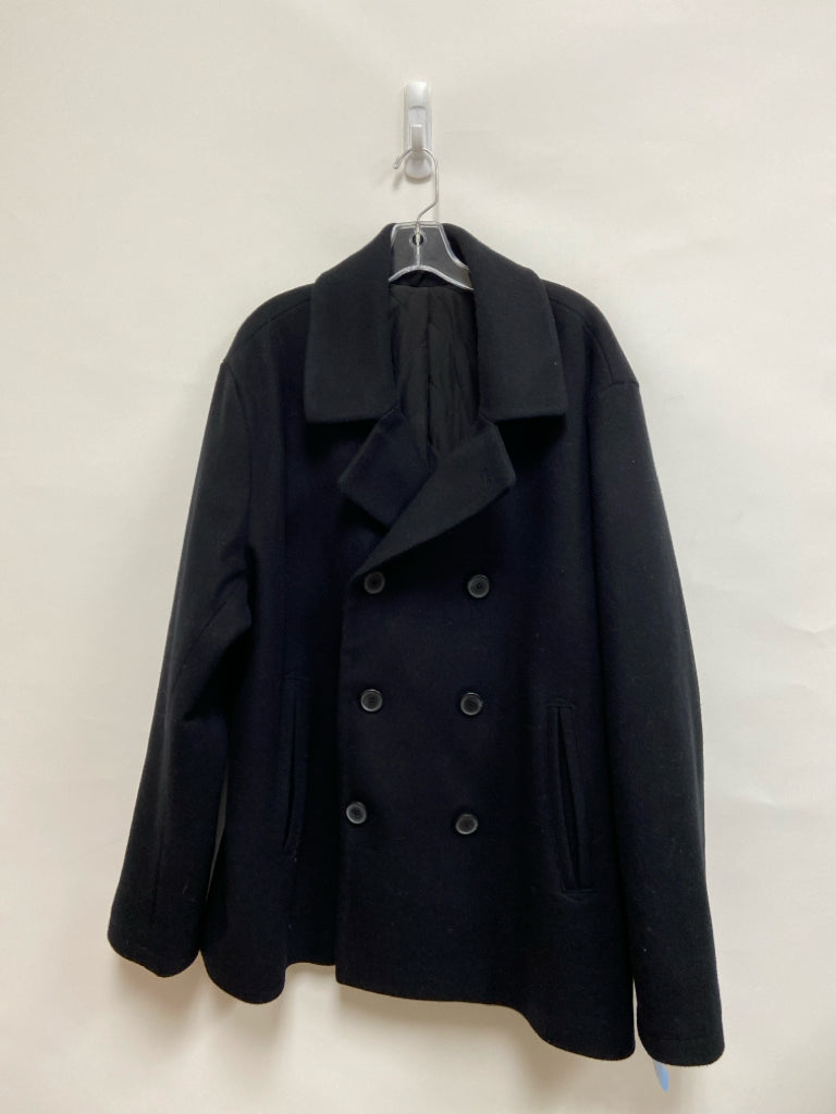 Old Navy Size XXL Black Double-Breasted Plus Size Jacket