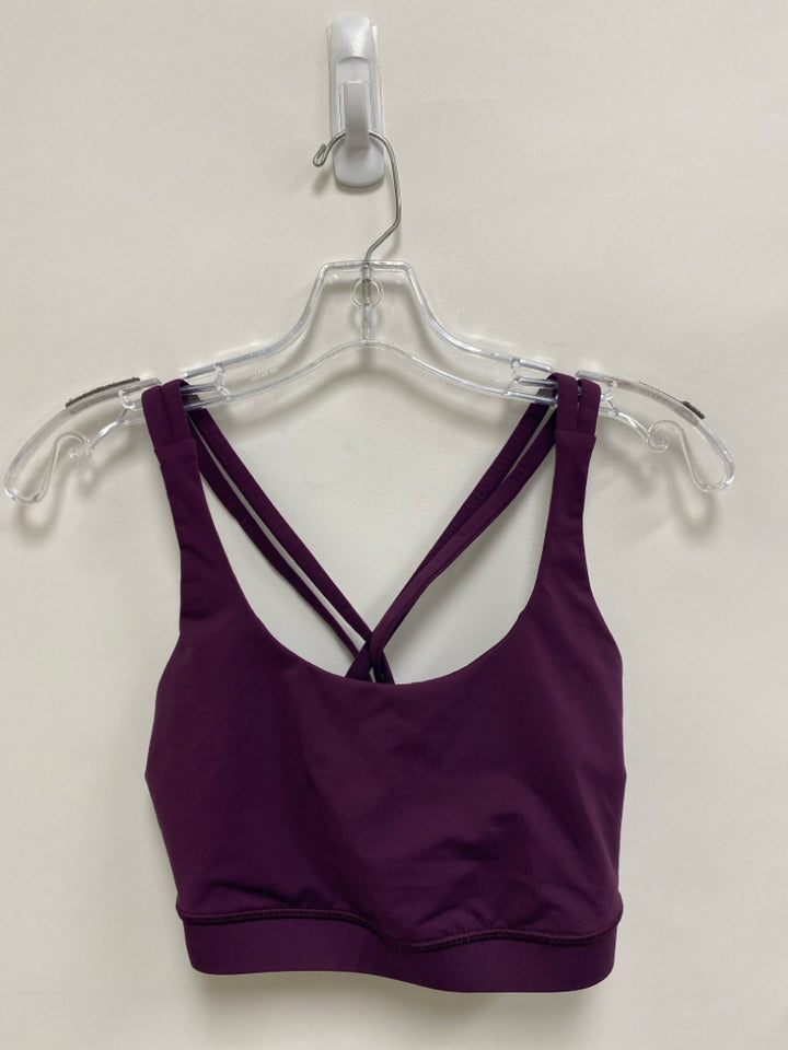 Lululemon Size 10 Plum Athletic  Bra