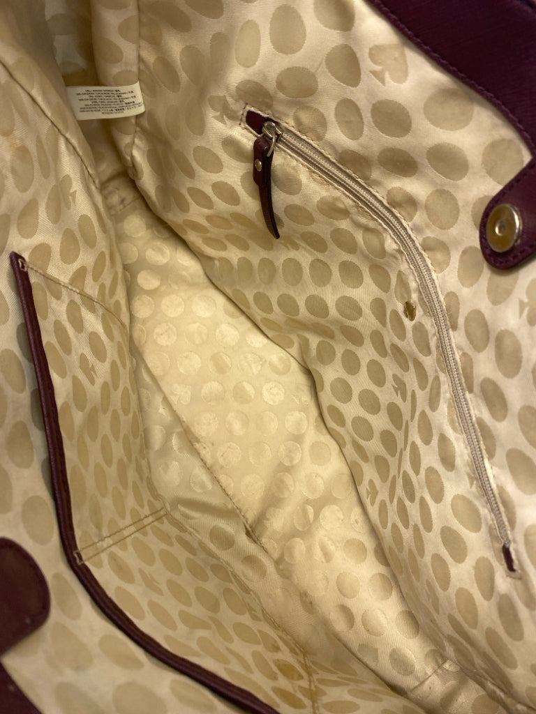 Kate Spade Burgundy Handbag