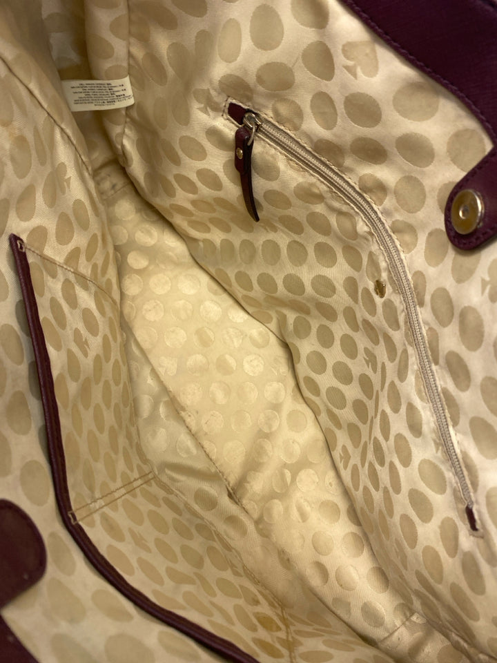 Kate Spade Burgundy Handbag