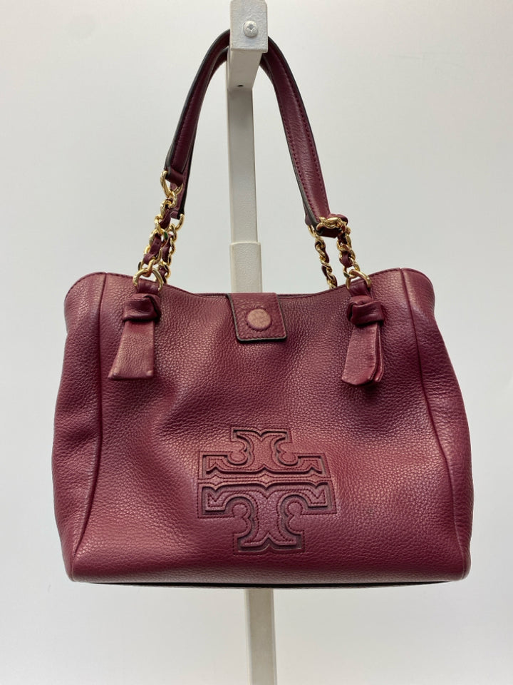 Tory Burch Burgundy Handbag