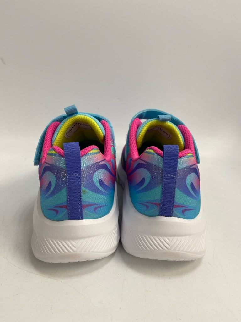Skechers SIZE 12 Blue Pink/Multi Girl&