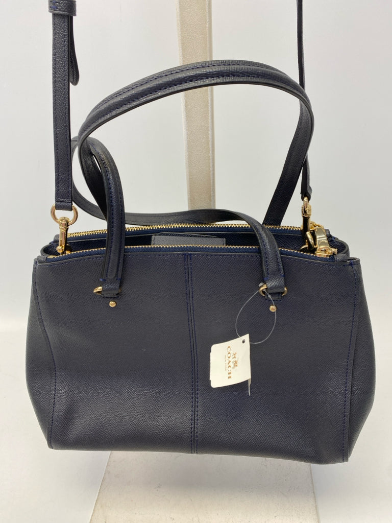 NWT Coach Navy Stanton Carryall Handbag 37147