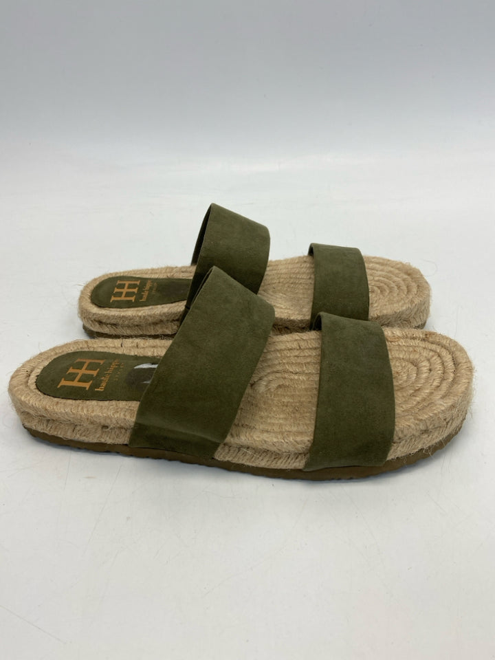 Haute Hippie  Size 8 Olive Sandals