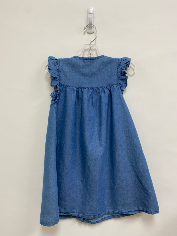 Penelope/Mack SIZE 6X Blue Pink/Yellow Embroidered Chambray Girl&