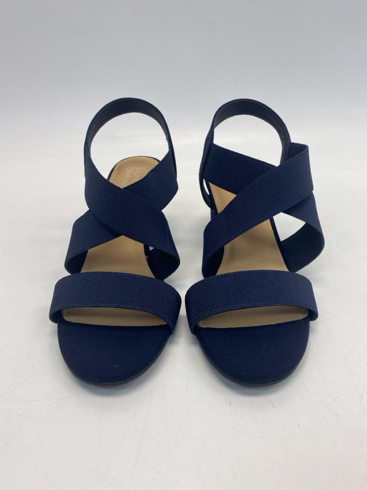 NWOT Lauren Blakwell  Size 8 Navy Sandals