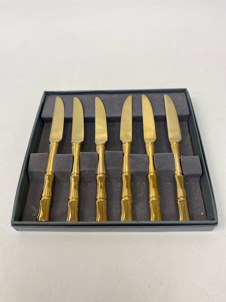 Towle Gold Bamboo Metal Flatware
