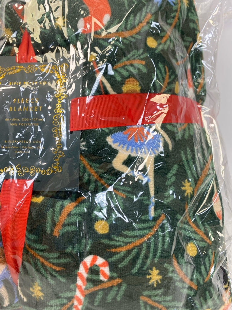 NEW/PKG Rifle Paper Co. Dark Green Multi Color Nutcracker Christmas