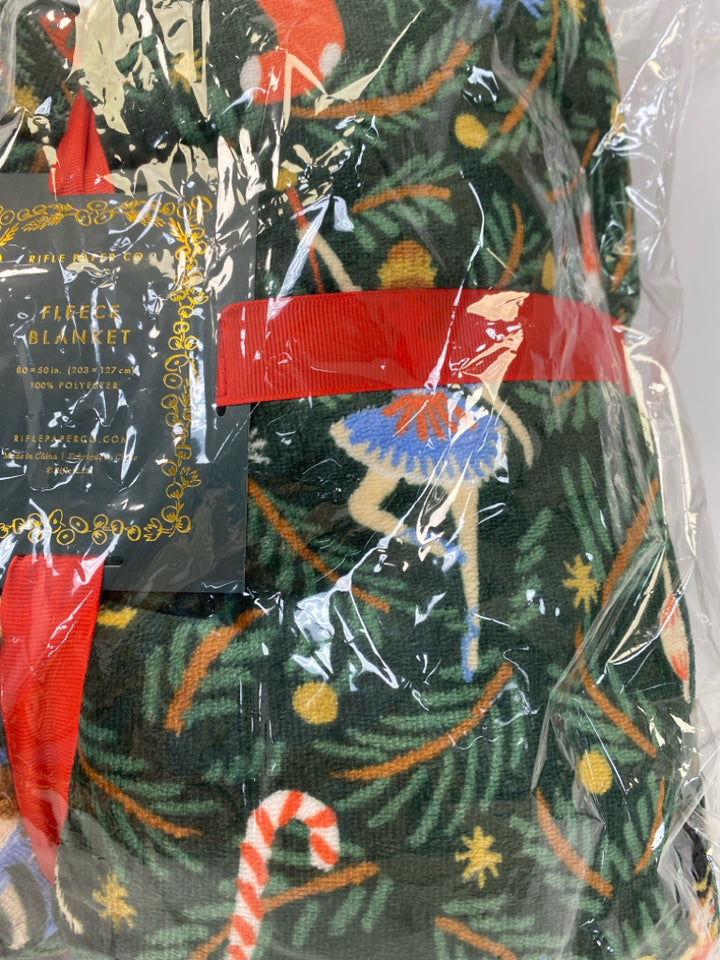 NEW/PKG Rifle Paper Co. Dark Green Multi Color Nutcracker Christmas