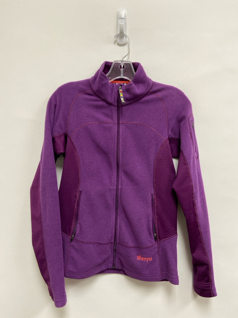 sherpa ADVENTURE GEAR Size XS Purple Fleece Ladies Jacket