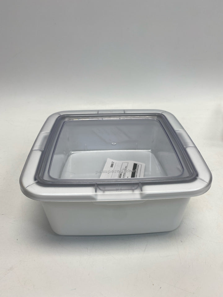Pampered Chef White Clear Serving Piece