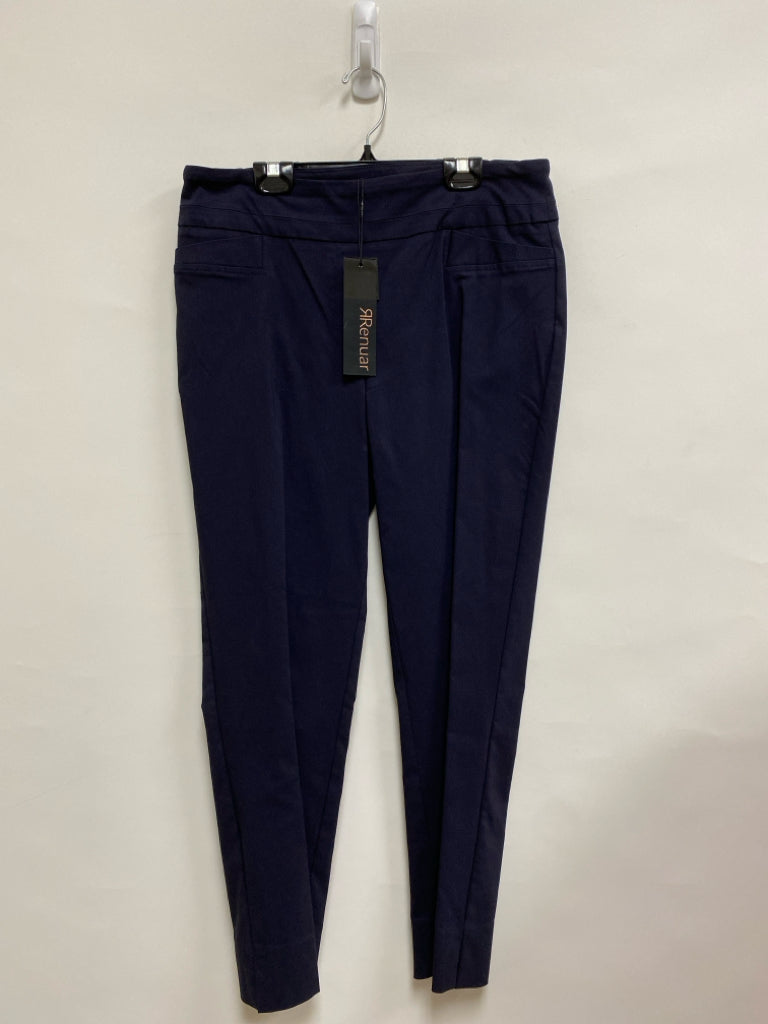 NWT RENUAR Size 10 Dark Navy Pull-on Ladies Pants