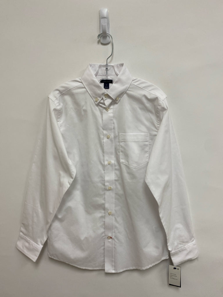 NWT Tommy Hilfiger SIZE 14 White Button Up Boy&