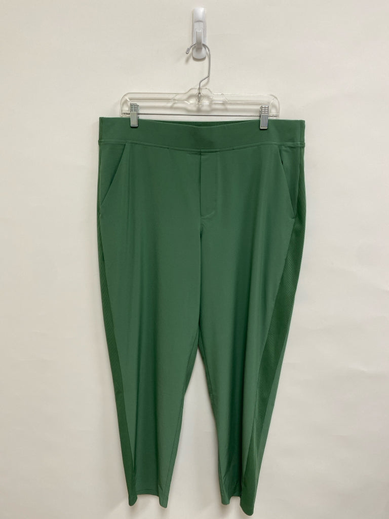 Athleta  SIZE  16 Green Pull-on Plus Size Athletic Pants