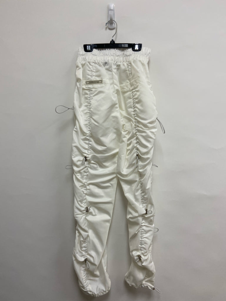 NWT Size 6 White Ruched Ladies Pants