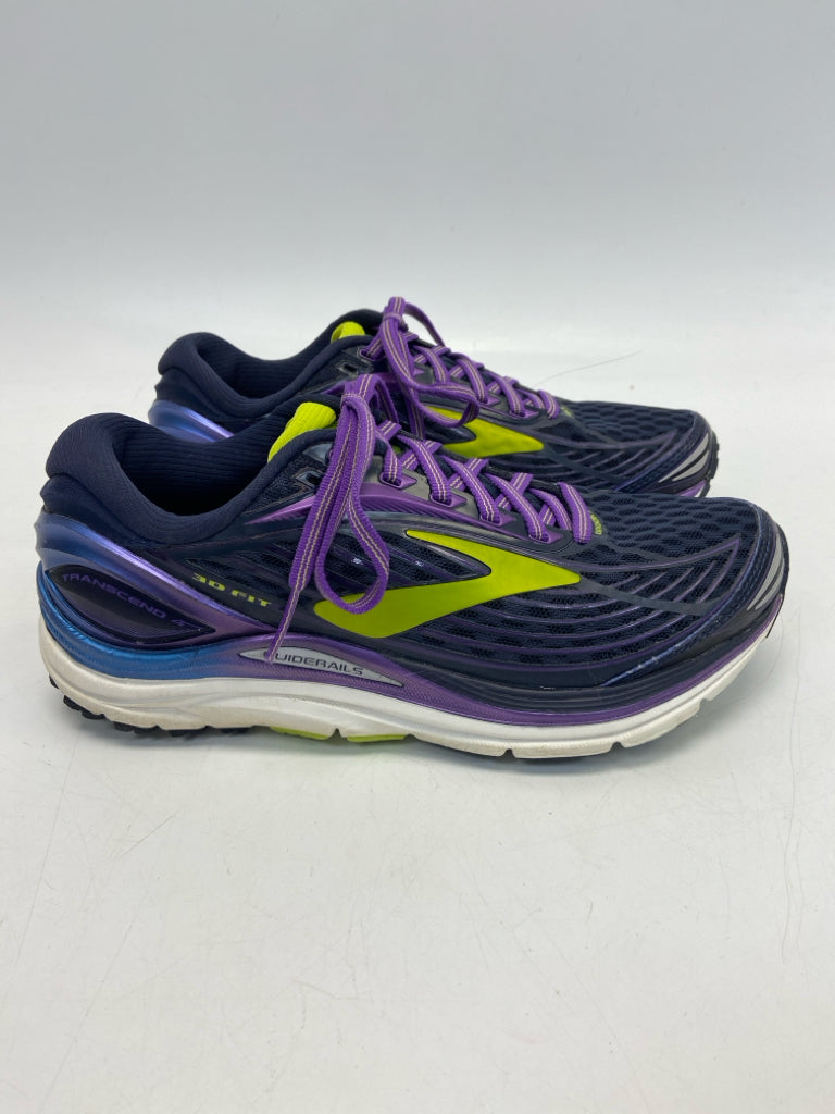 Brooks  Size 7.5 Navy/Lav Lace-up Sneakers
