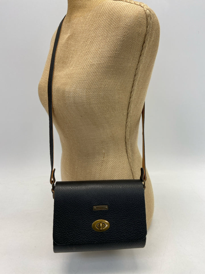 Black Wood Crossbody