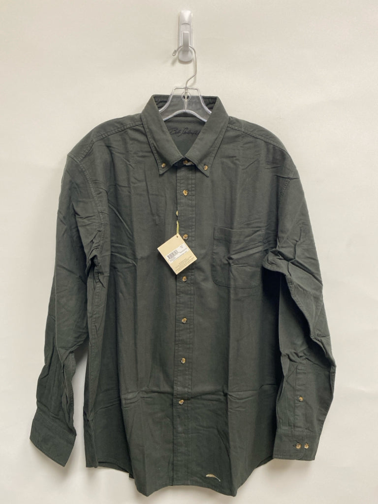NWT Bob Timberlake Size XL Dark Green Button Up Men&