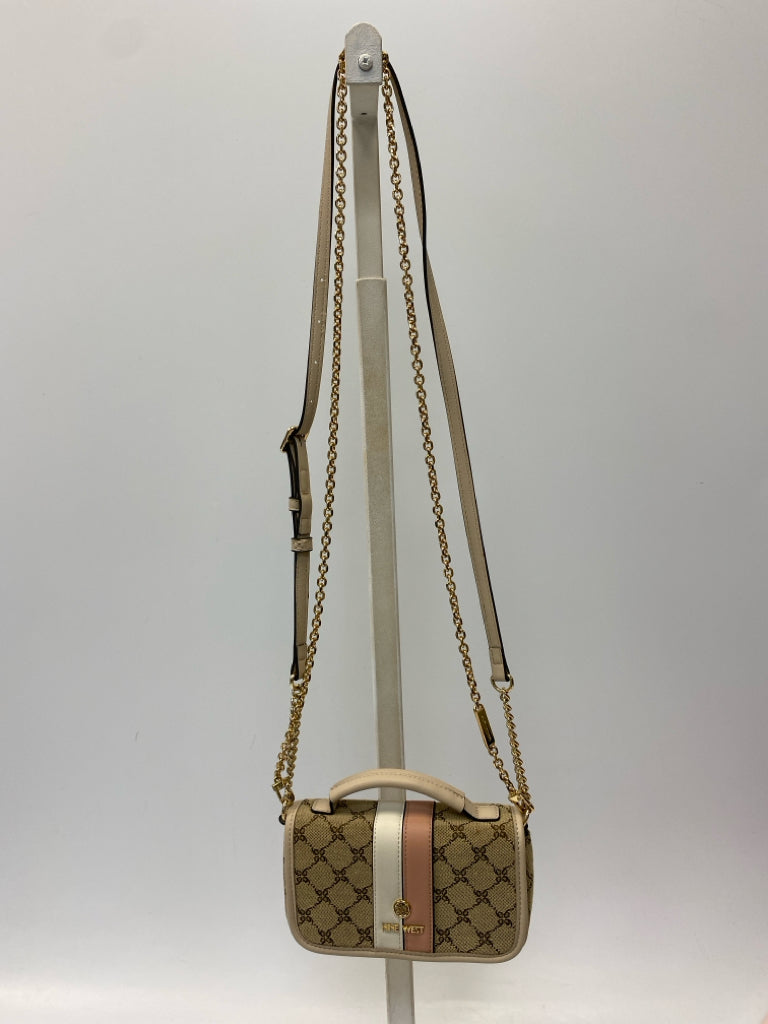 Nine West  Size Brown Print Crossbody