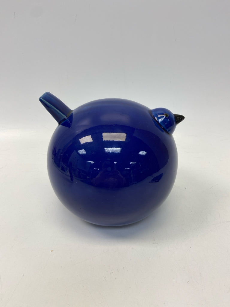 Royal Blue Birds Ceramic Figurine