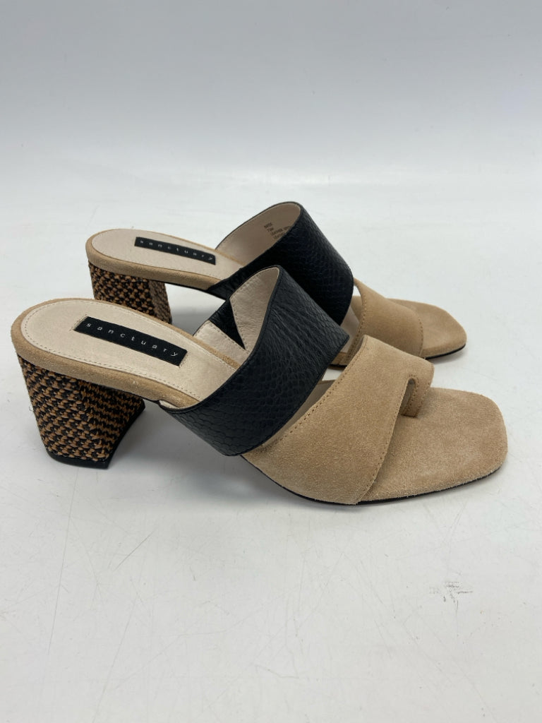NWOT Sanctuary  Size 7.5 Brown Black Sandals