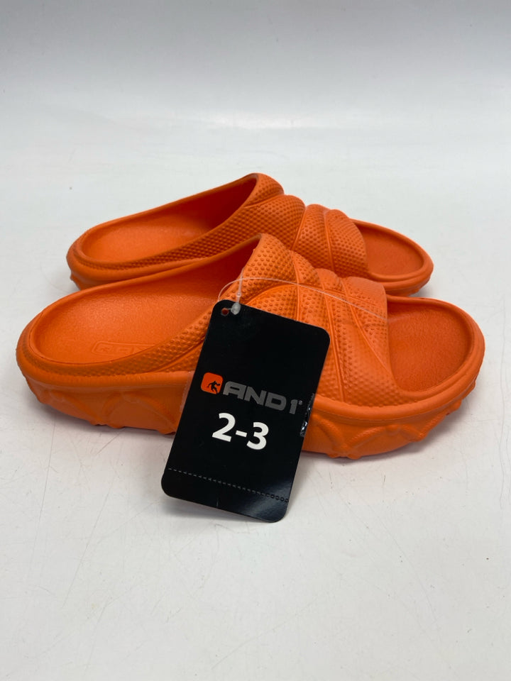 NWT And1 SIZE 2/3 Orange Boy&