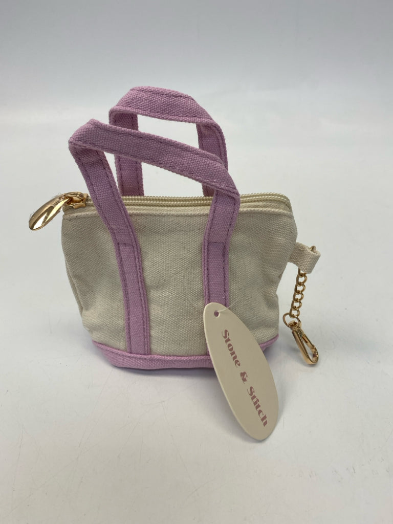 Stone &amp; Stitch Lavender Cream 5" Bag Charm