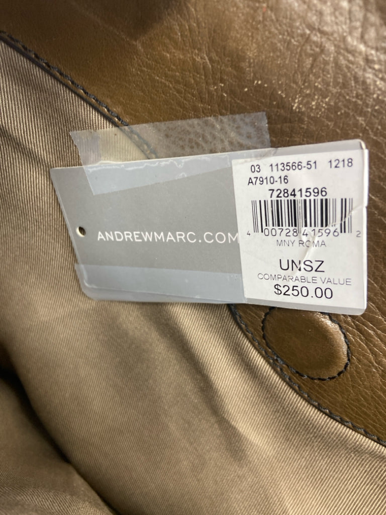NWT Andrew Marc Dark Brown Briefcase