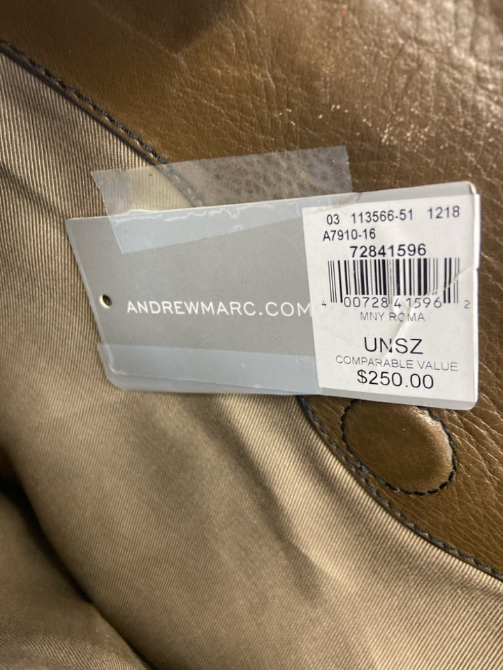 NWT Andrew Marc Dark Brown Briefcase
