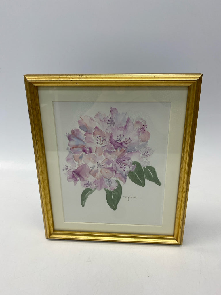 Pink/Purple Framed Art