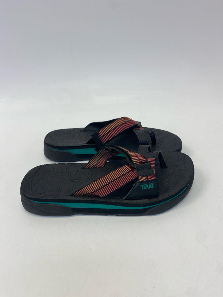 Teva  Size 9 Burg/Org Sandals