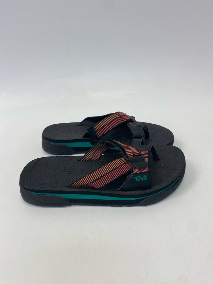 Teva  Size 9 Burg/Org Sandals