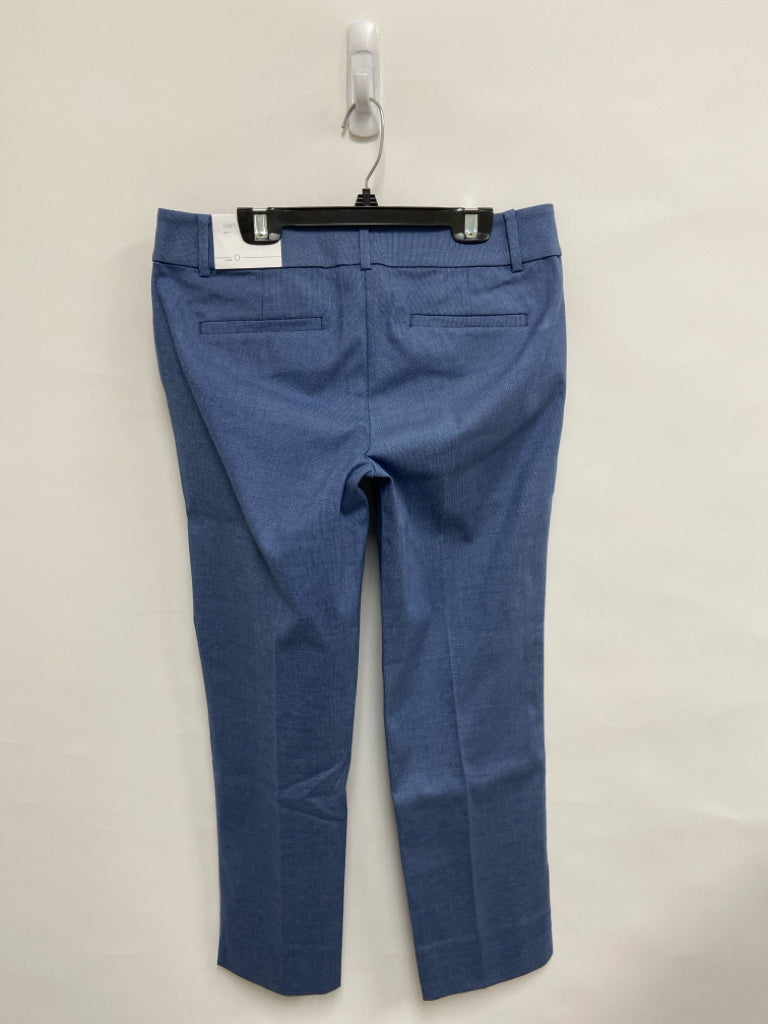 NWT LOFT Size 0 Blue Ladies Pants