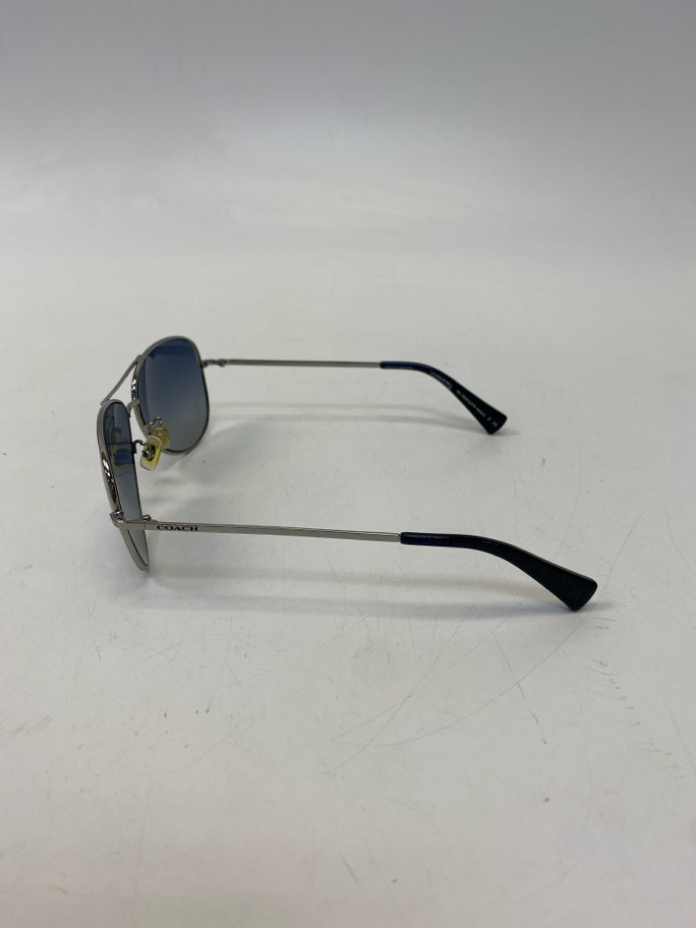 Coach Silver Navy Sunglasses