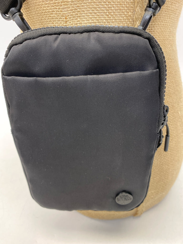 Black Nylon Crossbody