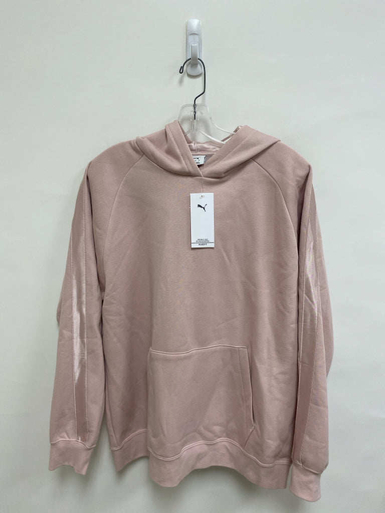 NWT Puma Size L Dusty Pink Hooded Ladies Sweatshirt