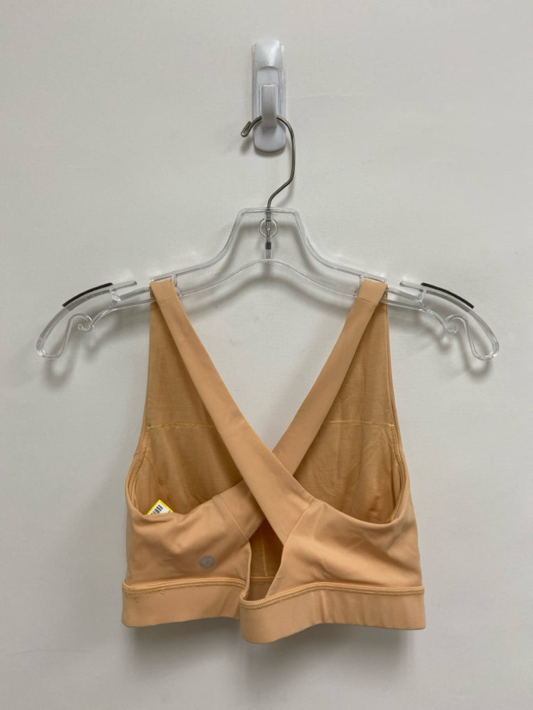 Lululemon Size 6 Apricot Athletic  Bra