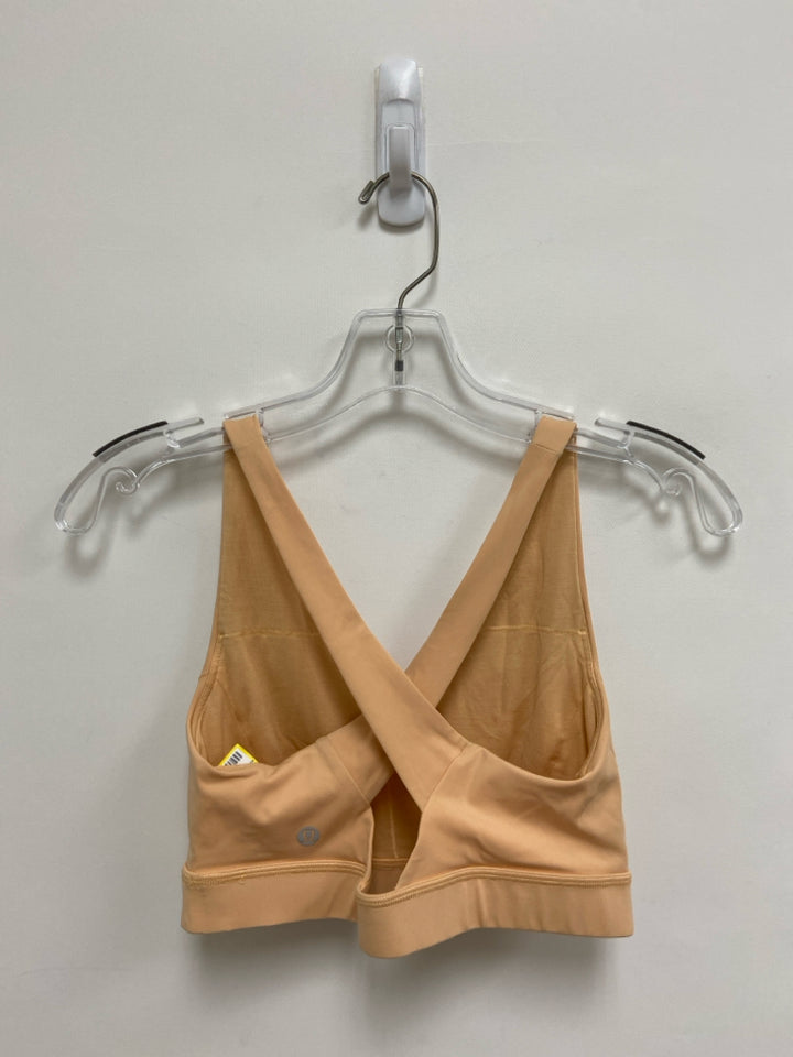 Lululemon Size 6 Apricot Athletic  Bra