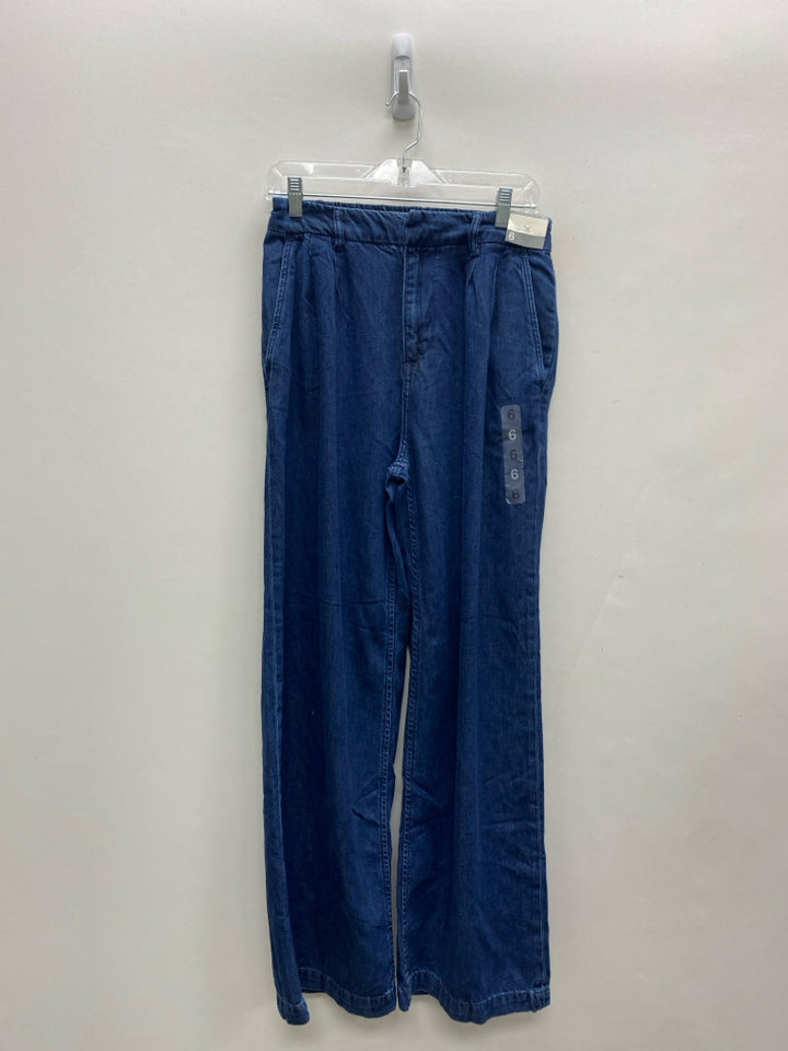 NWT Gap Size 6 Denim Wide Leg Ladies Jeans