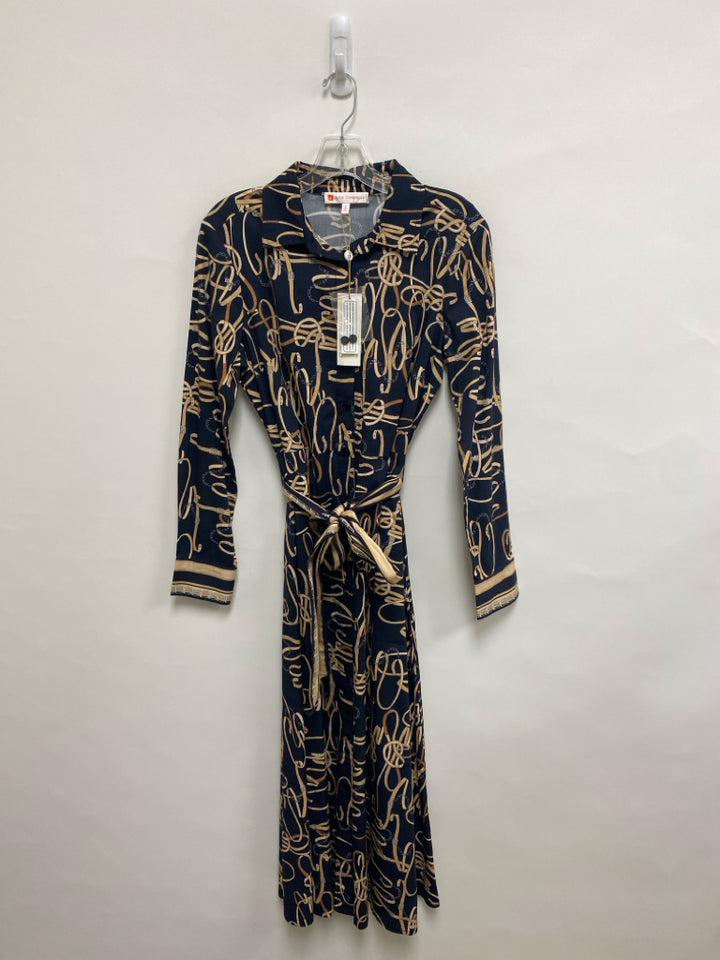 NWT Jude Connally Size M Black Tan Ladies Dress