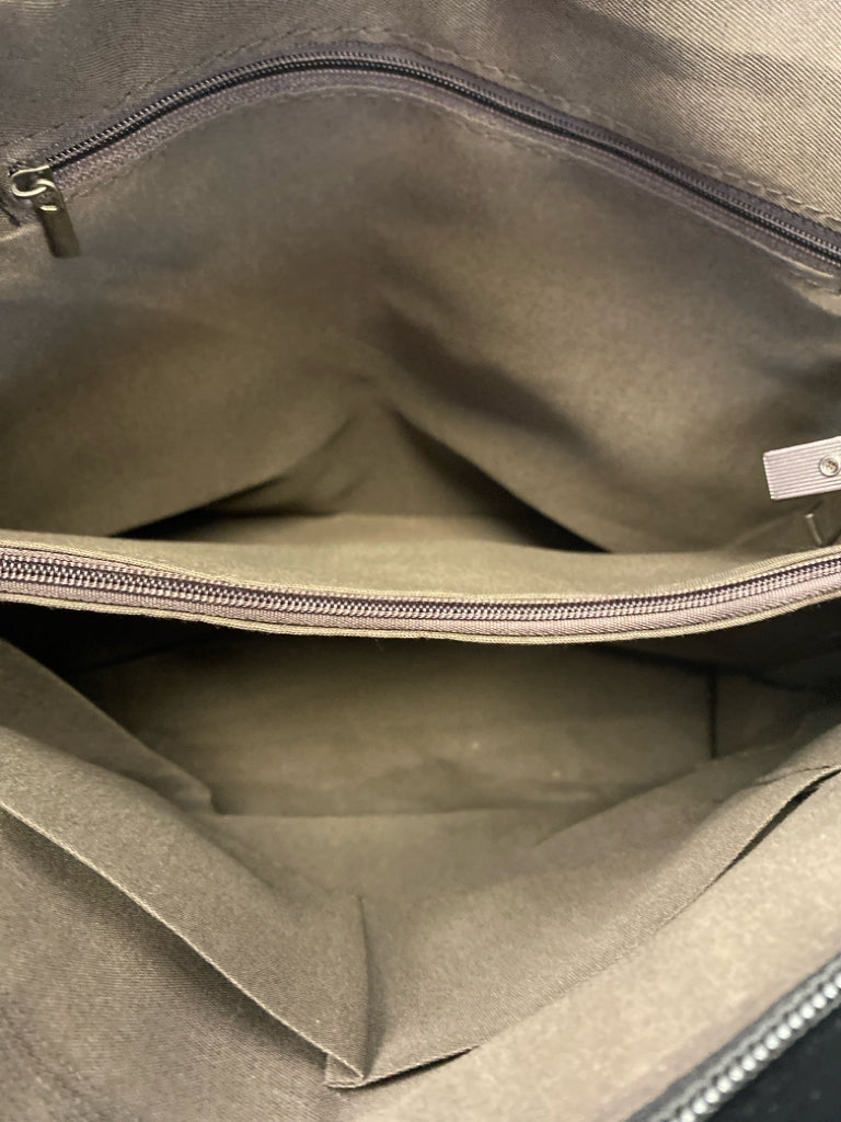 Black Dark Brown Handbag