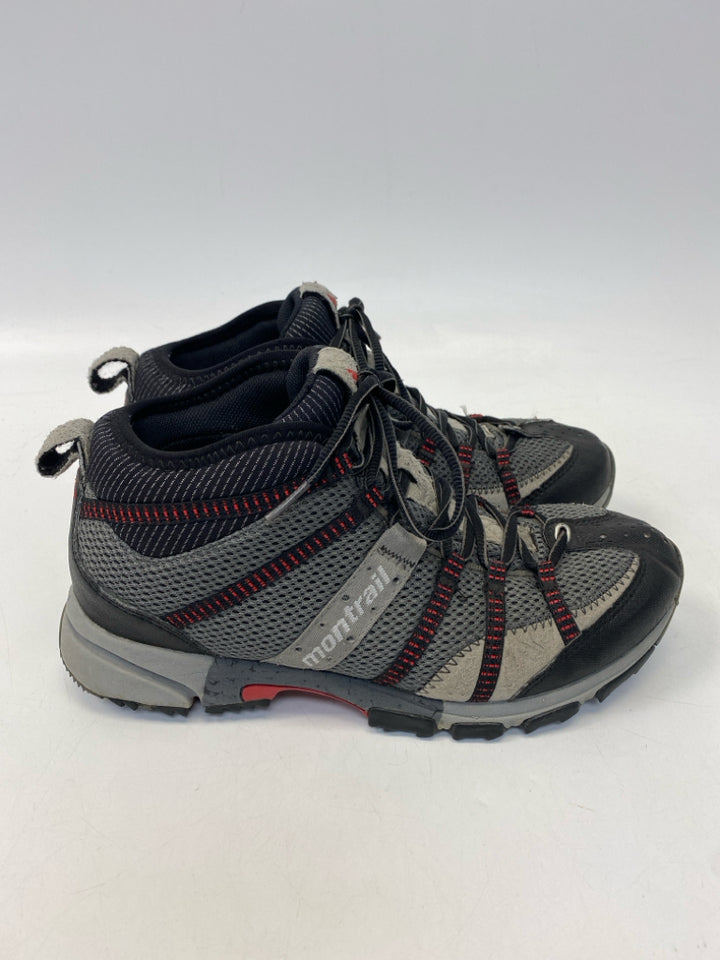 Size 8 Gray/Black Lace-Up Men&
