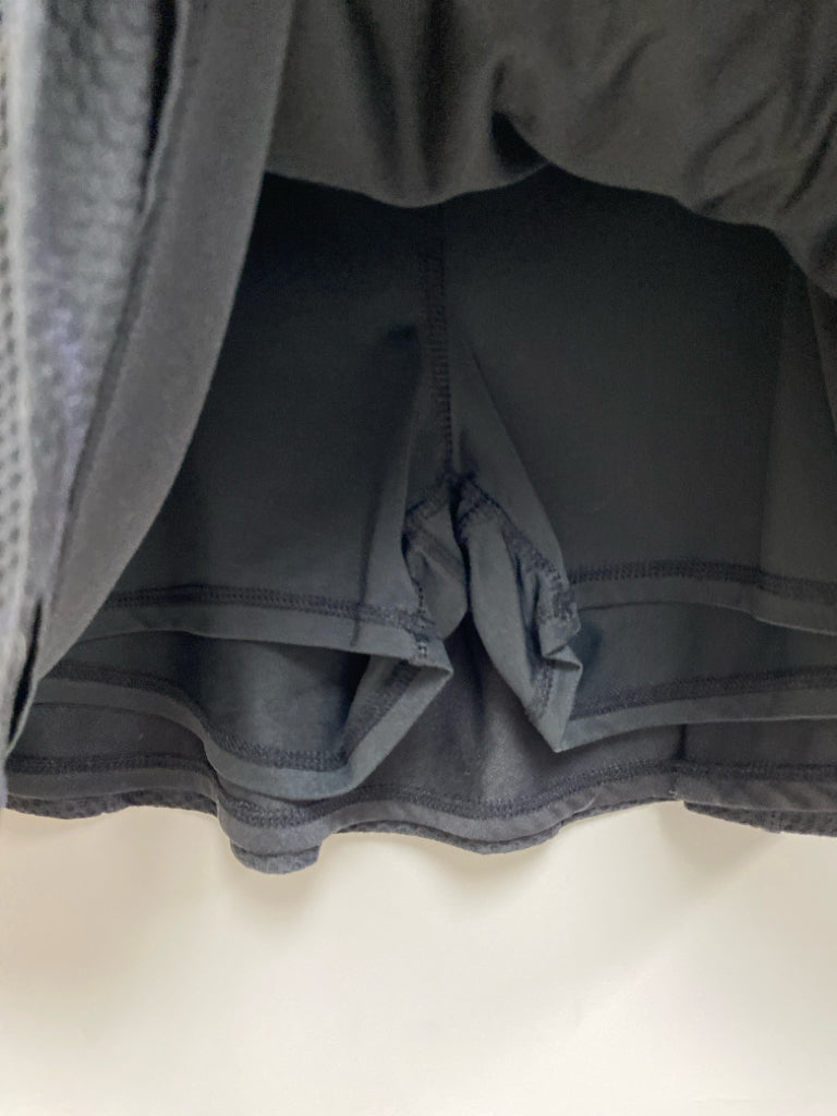 kyodan Size L Black Texture Athletic Skort