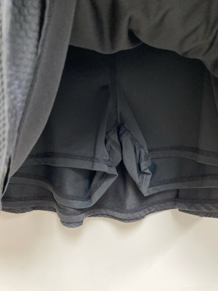 kyodan Size L Black Texture Athletic Skort